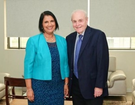 MFSEP Minister met Prof Mervyn King